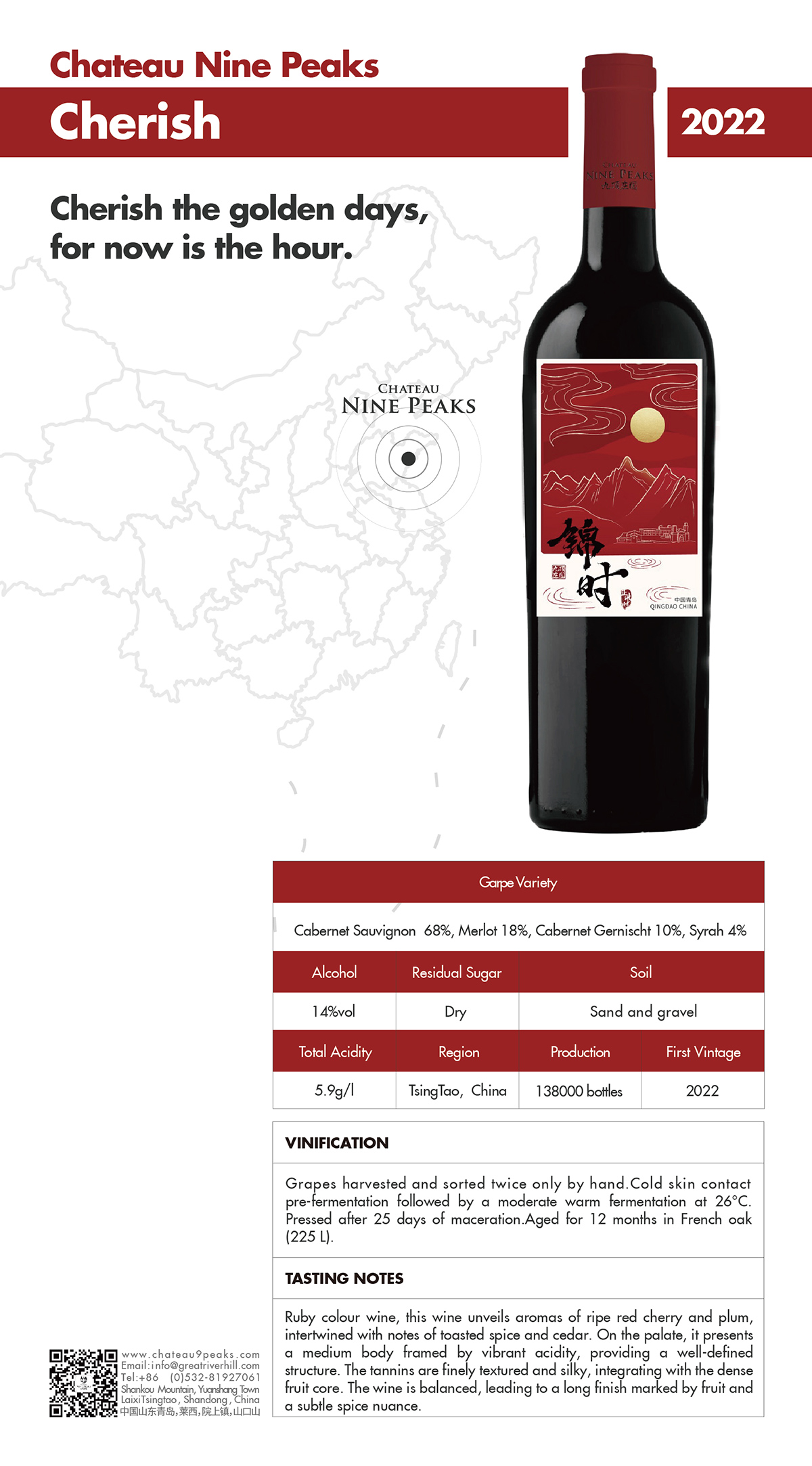 Chateau Nine Peaks, Chardonnay White Wines