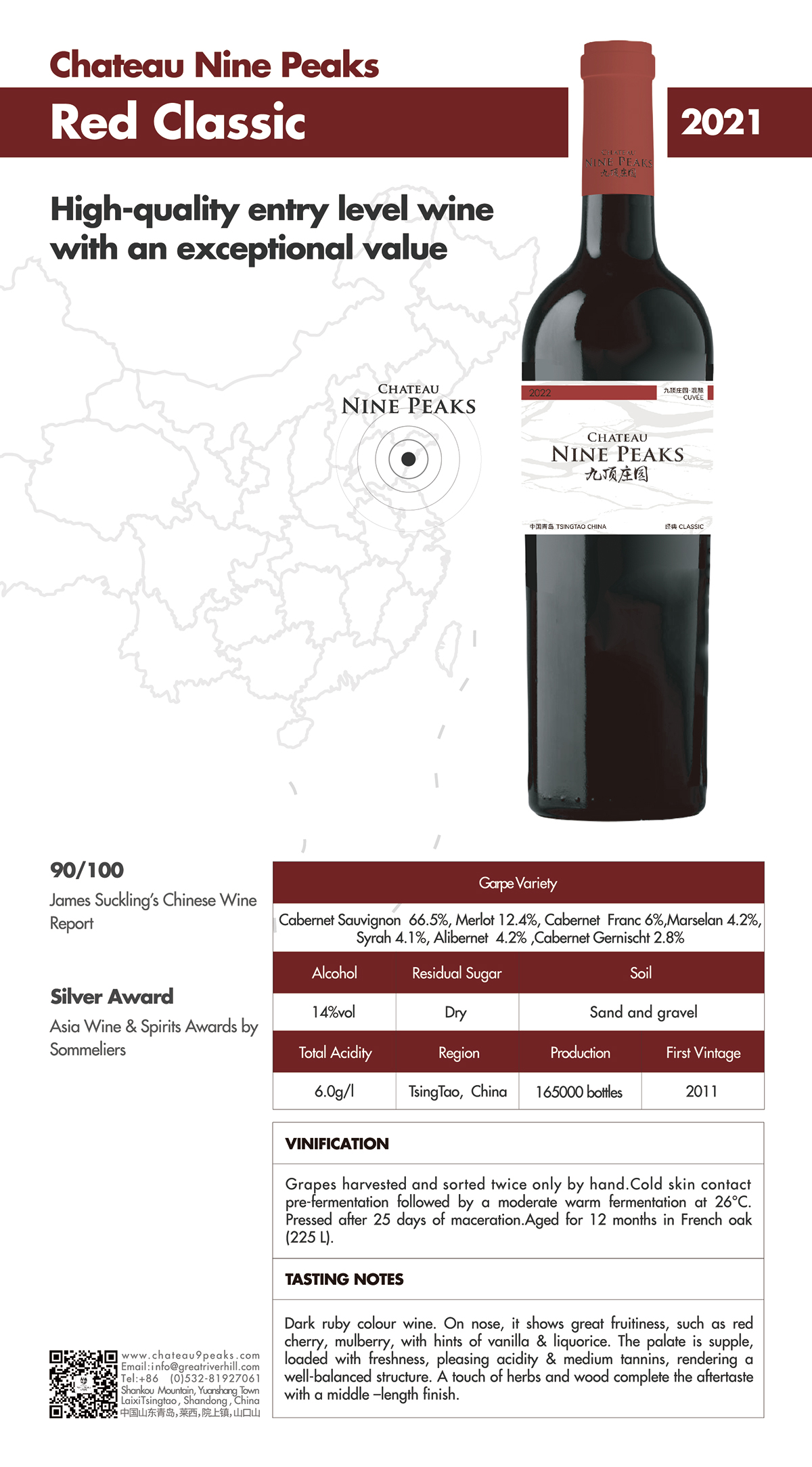 Chateau Nine Peaks' Classic Red