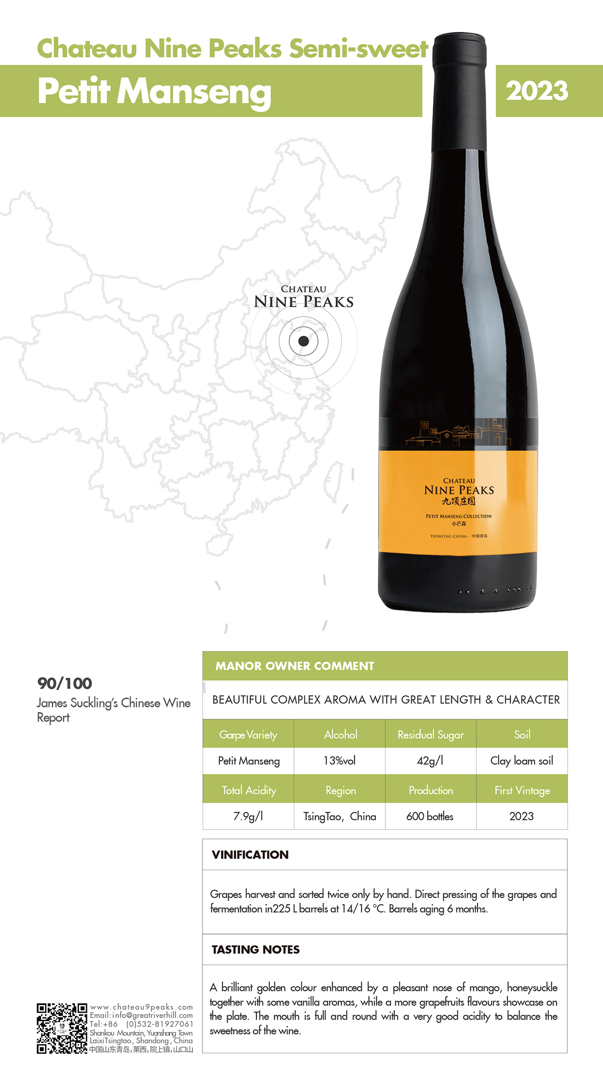 Chateau Nine Peaks, Chardonnay White Wines