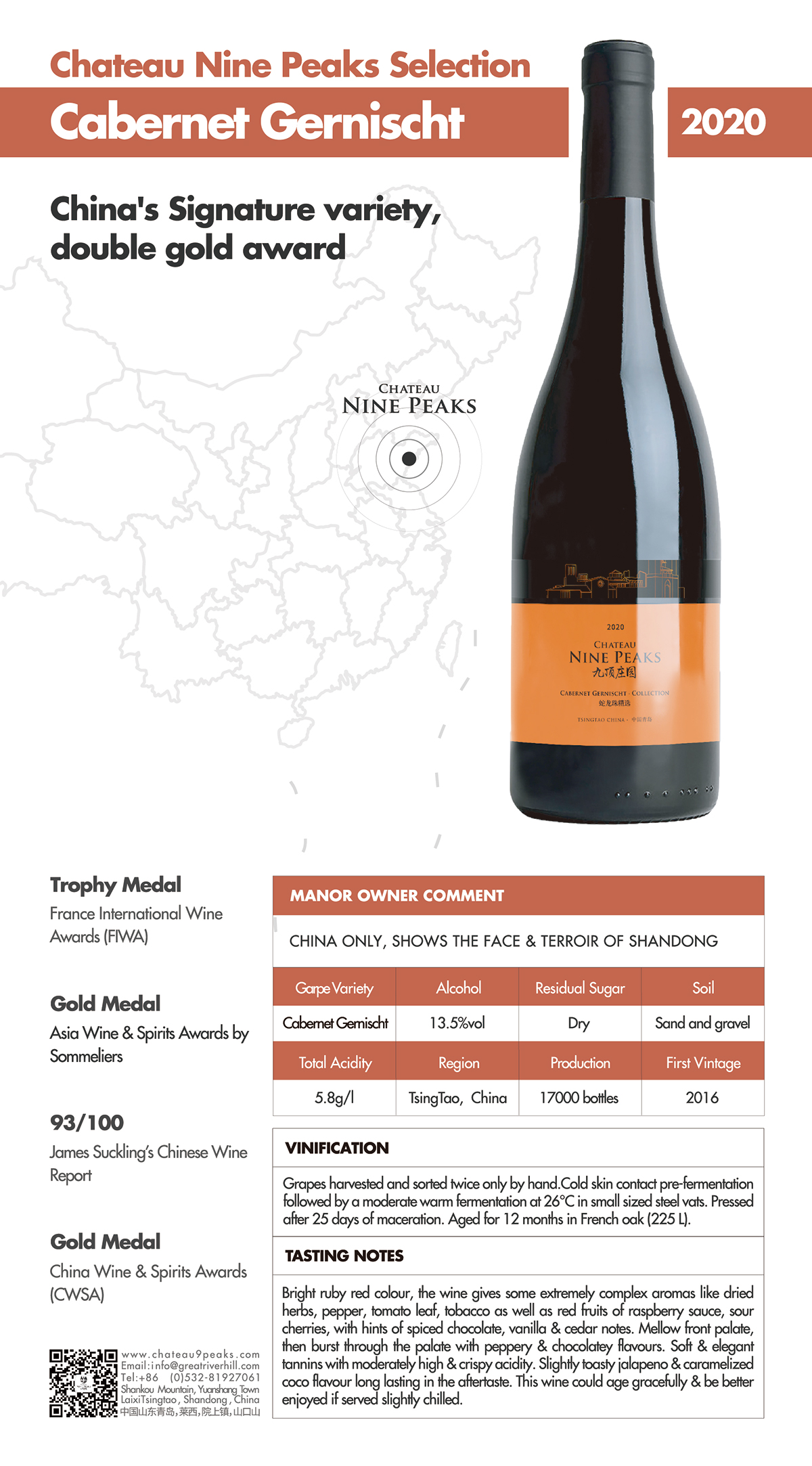 Chateau Nine Peaks Cabernet Gernischt